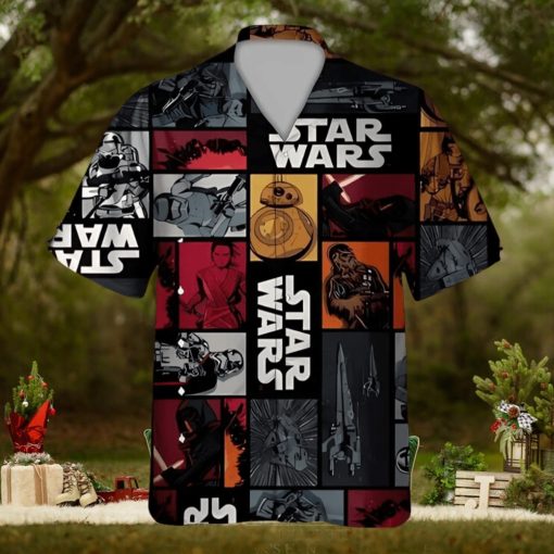 Pattern Stra Wars 3D Print Hawaiian Shirt