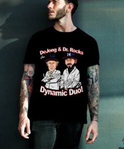 Paul DeJong and Dr Rocks Dynamic Duo Washington caricature signature shirt