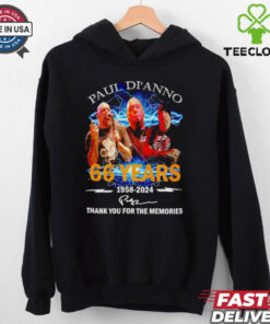 Paul Di’Anno 66 Years 1958 2024 signature thank you for the memories shirt