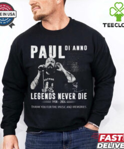 Paul Di’Anno Legends Never Die 1958 2024 Thank You For The Music And Memories T Shirt 3 Paul Di’Anno Legends Never Die 1958 2024 Thank You For The Music And Memories T Shirt