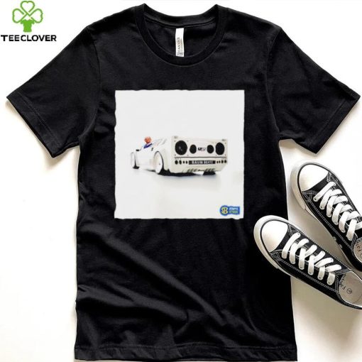 Paul F. Baby on V2 car Baum Beatz meme shirt