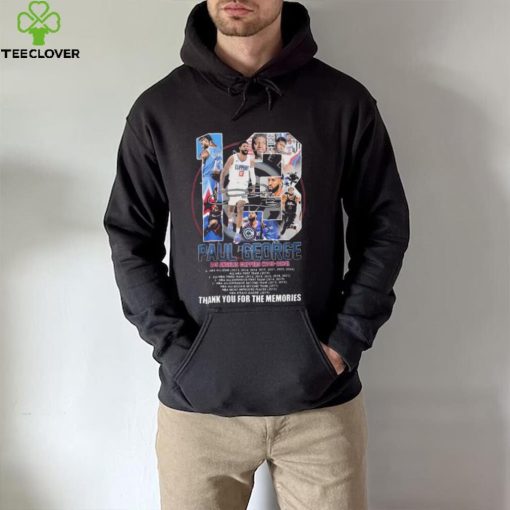 Paul George 13 Los Angeles Clipper 2019 2024 Thank You For The Memories signature shirt