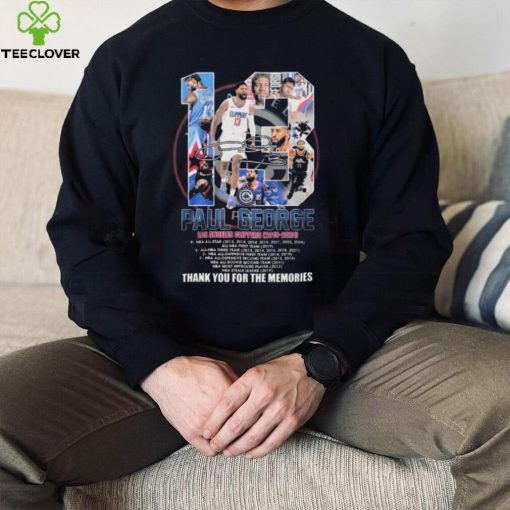 Paul George 13 Los Angeles Clipper 2019 2024 Thank You For The Memories signature shirt