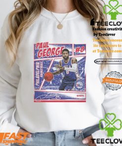 Paul George Philadelphia 76ers Comic Shirt