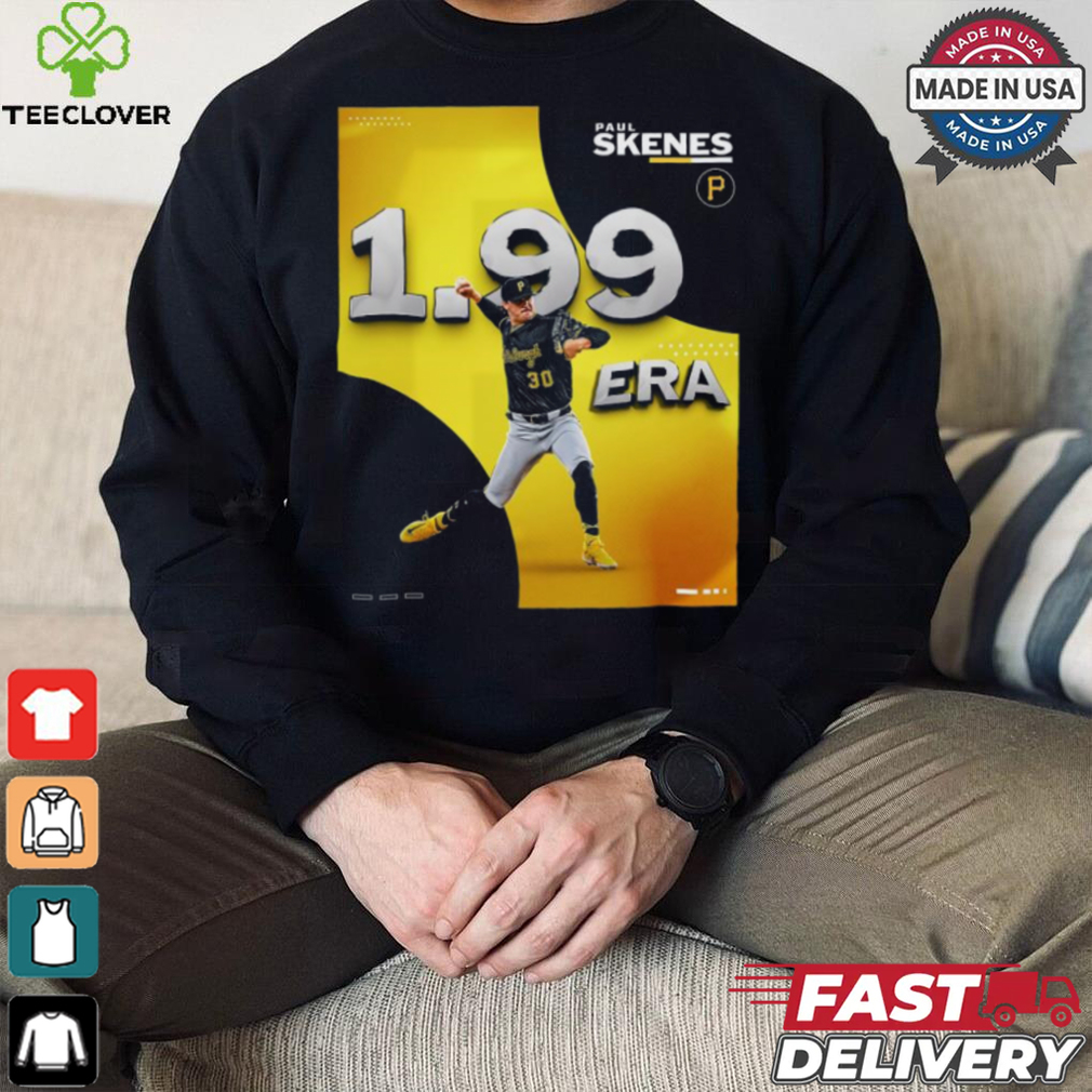 Paul Skenes’ 1.99 ERA Pittsburgh Pirates Shirt Paul Skenes’ 1.99 ERA Pittsburgh Pirates Shirt