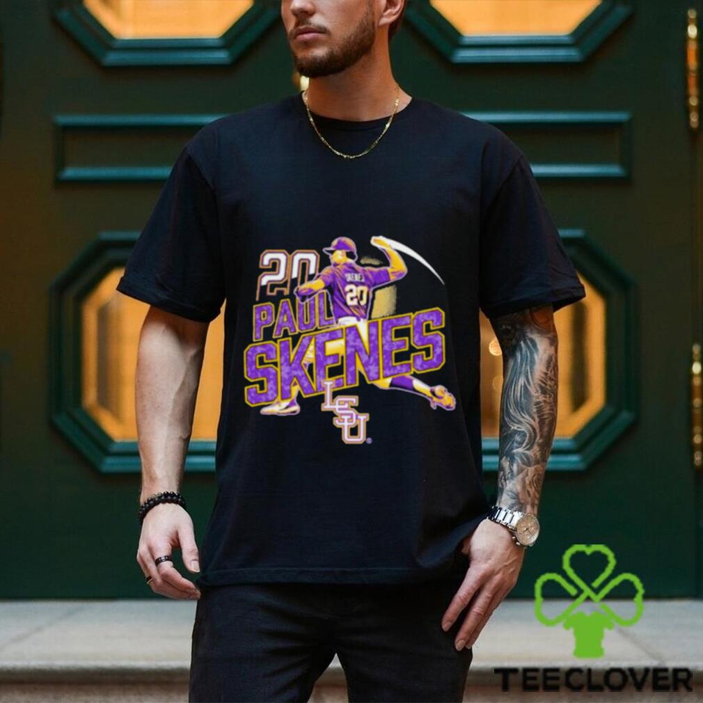 Paul Skenes 20 LSU Tigers shirt Paul Skenes 20 LSU Tigers shirt