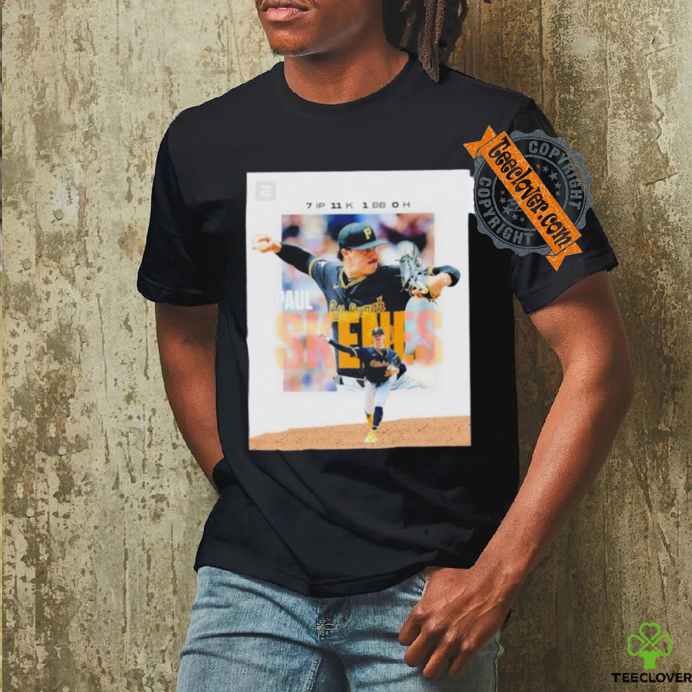 Paul Skenes Pittsburgh Pirates 1 IP 11 K 1 BB 0 H shirt Paul Skenes Pittsburgh Pirates 1 IP 11 K 1 BB 0 H shirt