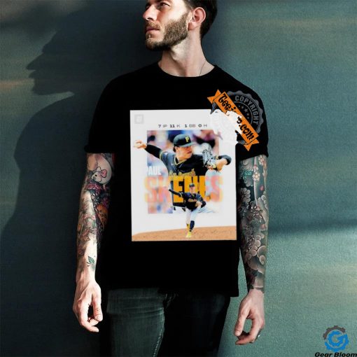 Paul Skenes Pittsburgh Pirates 1 IP 11 K 1 BB 0 H shirt