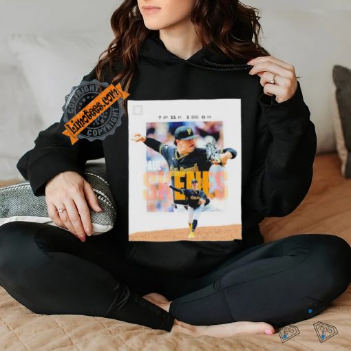 Paul Skenes Pittsburgh Pirates 1 IP 11 K 1 BB 0 H shirt