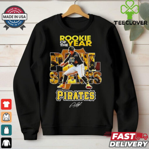 Paul Skenes Pittsburgh Pirates Rookie of the year signature hoodie, sweater, longsleeve, shirt v-neck, t-shirt