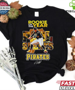 Paul Skenes Pittsburgh Pirates Rookie of the year signature hoodie, sweater, longsleeve, shirt v-neck, t-shirt