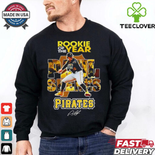 Paul Skenes Pittsburgh Pirates Rookie of the year signature hoodie, sweater, longsleeve, shirt v-neck, t-shirt