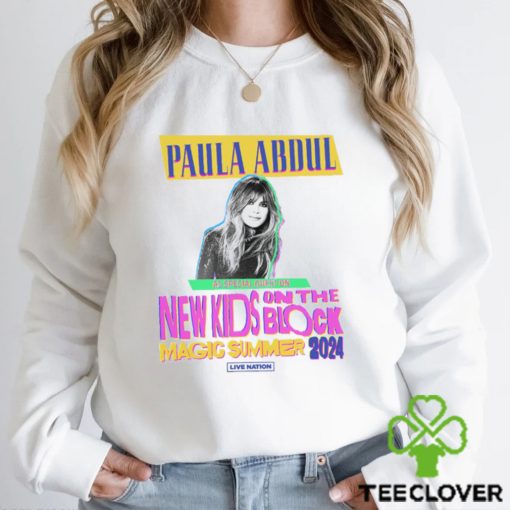 Paula Abdul New Kids On The Block The Magic Summer 2024 Tour Shirt, New Kids On The Block Concert 2024 T  Shirt, New Kids On The Block Merch