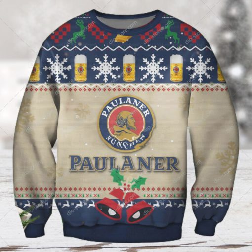 Paulaner Munchen Beer Ugly Christmas Sweater 3D Shirt