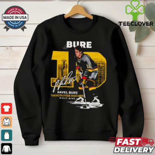 Pavel Bure 10 Vancouver Canucks hockey signature shirt