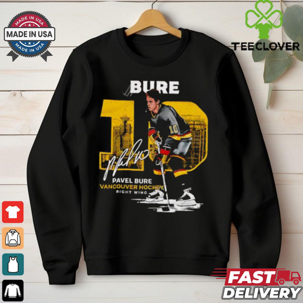 Pavel Bure 10 Vancouver Canucks hockey signature shirt Pavel Bure 10 Vancouver Canucks hockey signature shirt