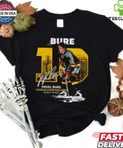 Pavel Bure 10 Vancouver Canucks hockey signature shirt
