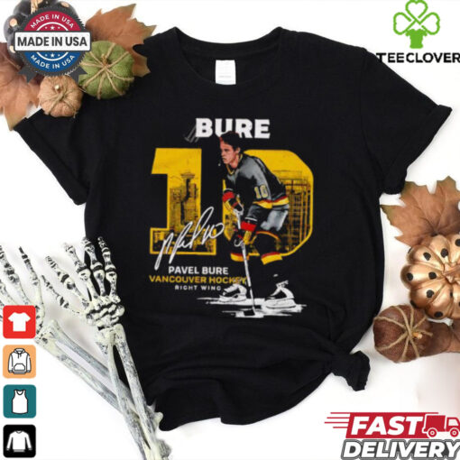 Pavel Bure 10 Vancouver Canucks hockey signature shirt