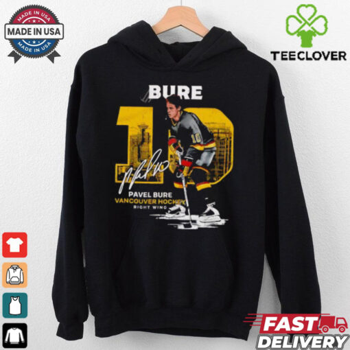 Pavel Bure 10 Vancouver Canucks hockey signature shirt