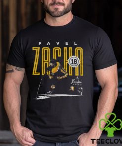 Pavel Zacha Boston Card WHT SHIRT