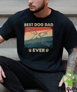 Paws And Human Fist Bump Best Dog Dad Ever Shirt