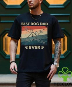 Paws And Human Fist Bump Best Dog Dad Ever Shirt