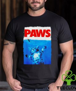 Paws cat and mouse in water hoodie, sweater, longsleeve, shirt v-neck, t-shirt