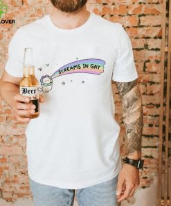 Pawsofpride Screams In Gay T Shirt 2 Pawsofpride Screams In Gay T Shirt