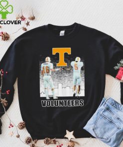 Payton Manning And Hendon Hooker Tennessee Volunteers College Football Signatures Shirt