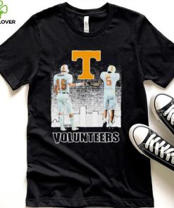 Payton Manning And Hendon Hooker Tennessee Volunteers College Football Signatures Shirt