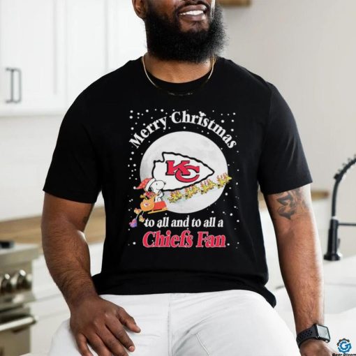 Official Snoopy Merry Christmas To All And To All A Kansas City Chiefs Fan Christmas Shirt