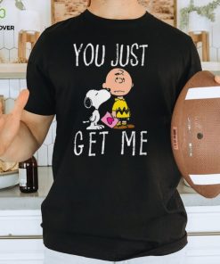 Womens Peanuts Charlie Brown and Snoopy You Just Get Me T Shirt