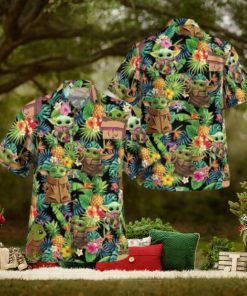 Peace Baby Yoda Hawaiian Shirt Gift For Fans