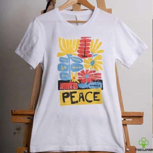 Peace Bright And Wild Groovy Flowers For The Peacemaker In All Of Us Classic T Shirt