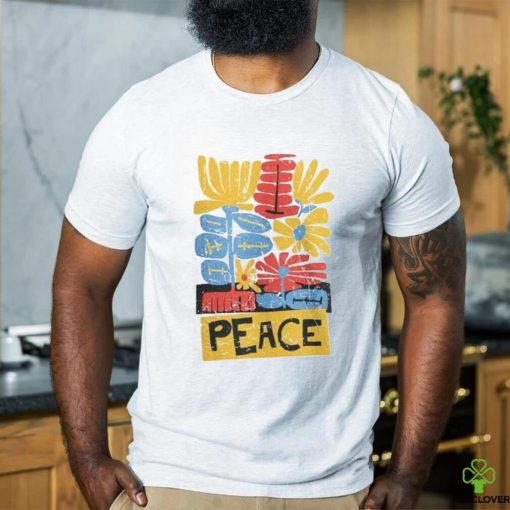 Peace Bright And Wild Groovy Flowers For The Peacemaker In All Of Us Classic T Shirt