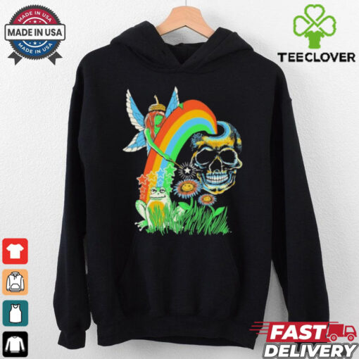 Peace Frog Rainbow Skull Star T shirts