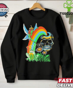 Peace Frog Rainbow Skull Star T shirts
