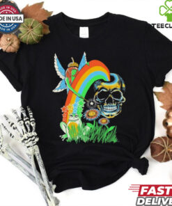 Peace Frog Rainbow Skull Star T shirts