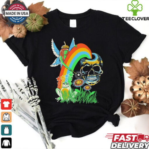Peace Frog Rainbow Skull Star T shirts