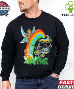 Peace Frog Rainbow Skull Star T shirts