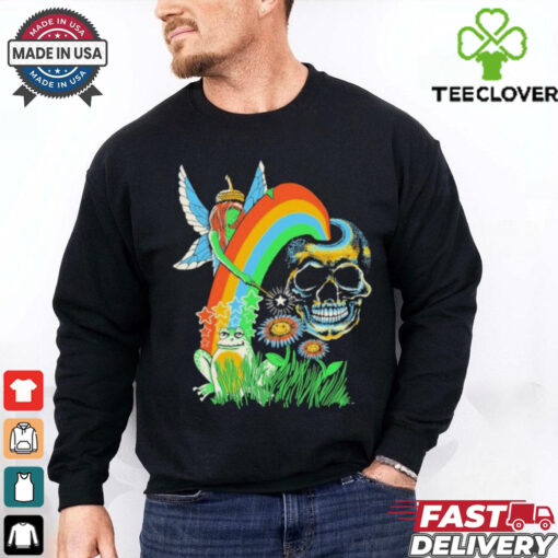 Peace Frog Rainbow Skull Star T shirts