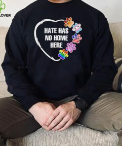 Peace LGBT paw hate has no home here shirt