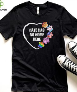 Peace LGBT paw hate has no home here shirt