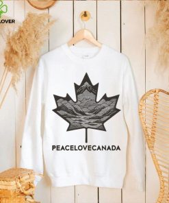 Peace Love Canada Maple Leaves Mountain And River The New Plc Classic T hoodie, sweater, longsleeve, shirt v-neck, t-shirt