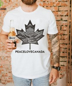 Peace Love Canada Maple Leaves Mountain And River The New Plc Classic T hoodie, sweater, longsleeve, shirt v-neck, t-shirt