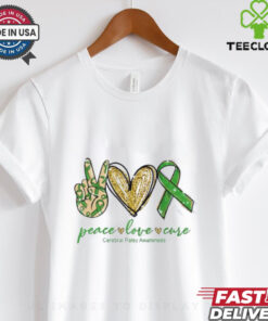 Peace Love Care Cerebral Palsy Awareness shirt