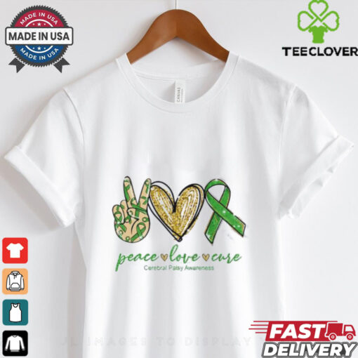 Peace Love Care Cerebral Palsy Awareness shirt