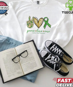 Peace Love Care Cerebral Palsy Awareness shirt