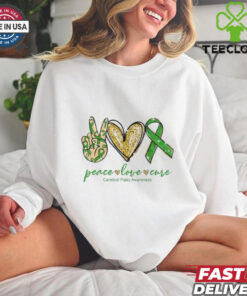 Peace Love Care Cerebral Palsy Awareness shirt