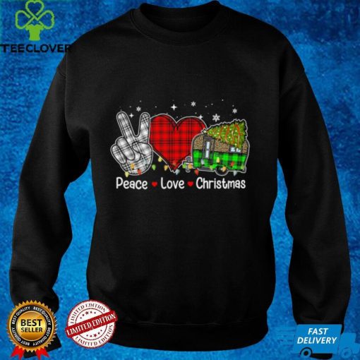 Peace Love Christmas Classic T Shirt